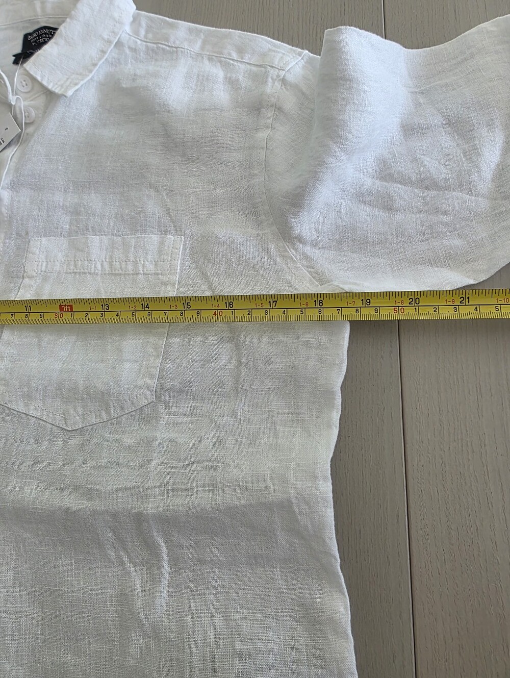 J.Crew Garçon classic button-up shirt in Baird McNutt Irish linen Sz0 $118 White - Picture 10 of 11
